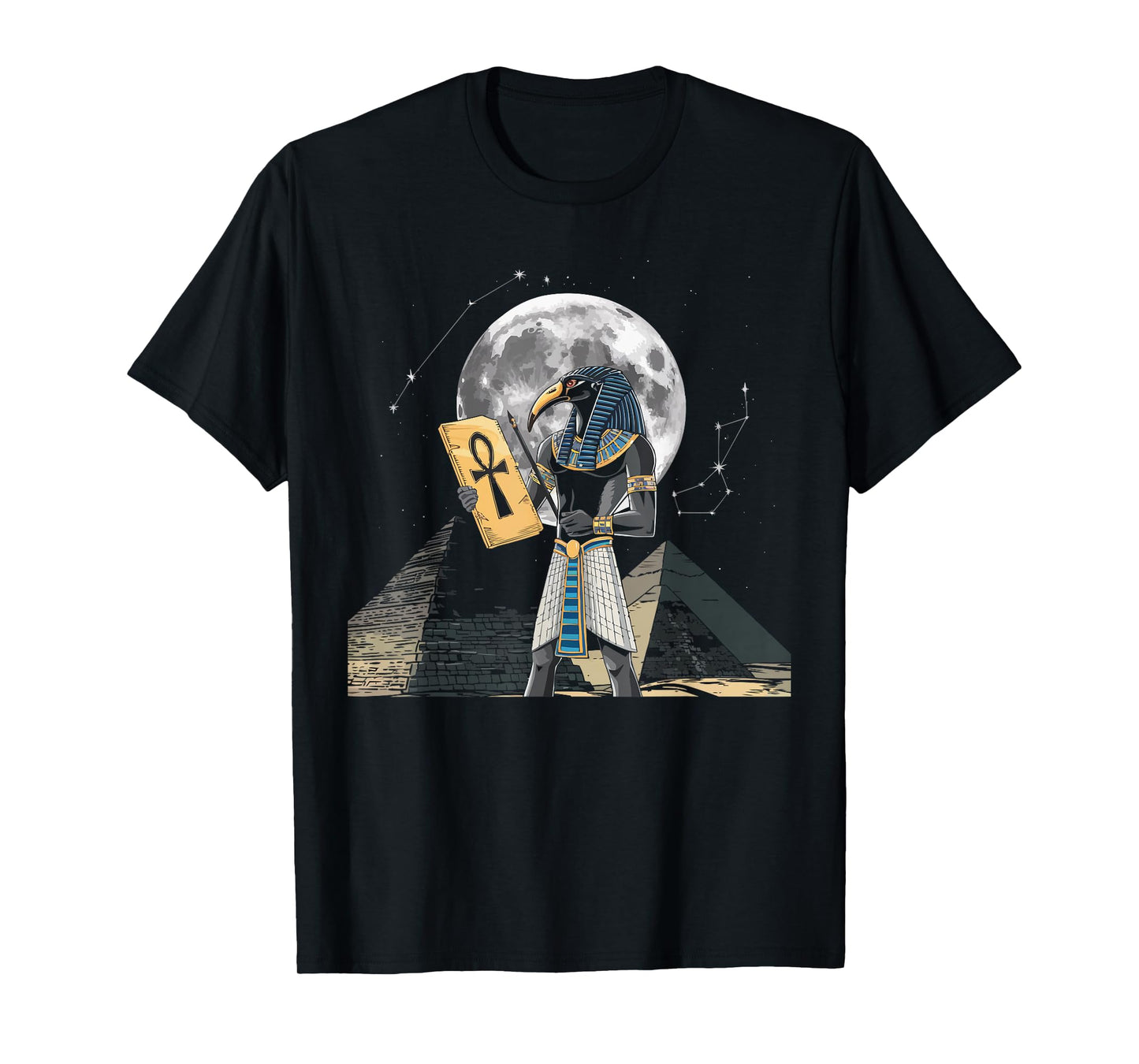 Thoth Egyptian God Egyptian Mythology Pyramid Ancient Egypt T-Shirt