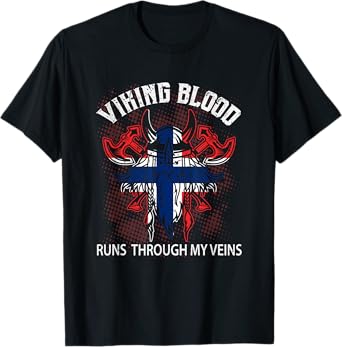 Norwegian Pride Viking Blood Scandinavia Gift Norway T-Shirt