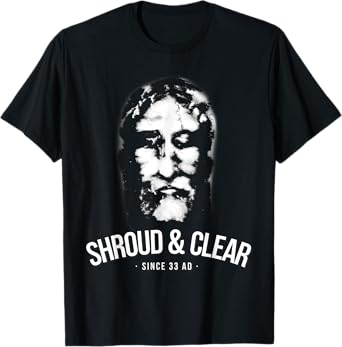 Shroud Of Turin Face of Jesus Christ Catholic T-Shirt