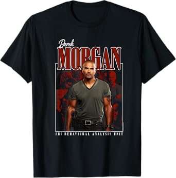 Criminal Minds Derek Morgan 90's Throwback TV Show T-Shirt