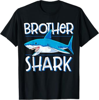 Brother Shark T Shirt Family Matching Men Boys Jawsome Gifts T-Shirt