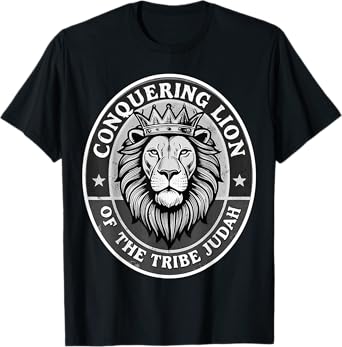 Conquering Lion Of The Tribe Judah Hebrew Israelite YHWH T-Shirt