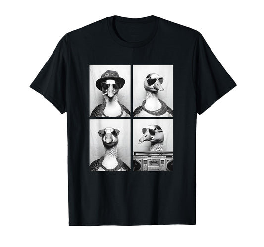 Funny Gangster Goose Hip Hop Street Urban Animals Geese Meme T-Shirt