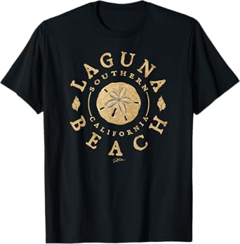 JCombs: Laguna Beach, California, Sand Dollar, Beach T-Shirt for Men Women Kids