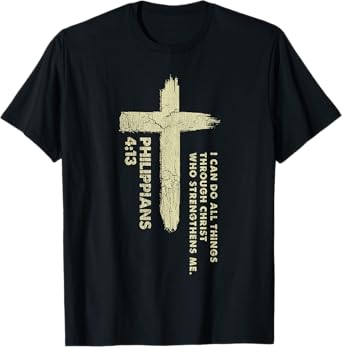 Vintage I Can Do All Things Through Christ T-Shirt