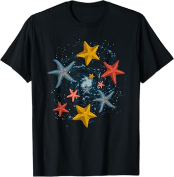 Sea Animal Lover Aquarium Ocean Starfish T-Shirt