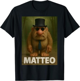 Matteo Brainrot Mateo Italian Brainrot Meme Mateooo Matteooo T-Shirt