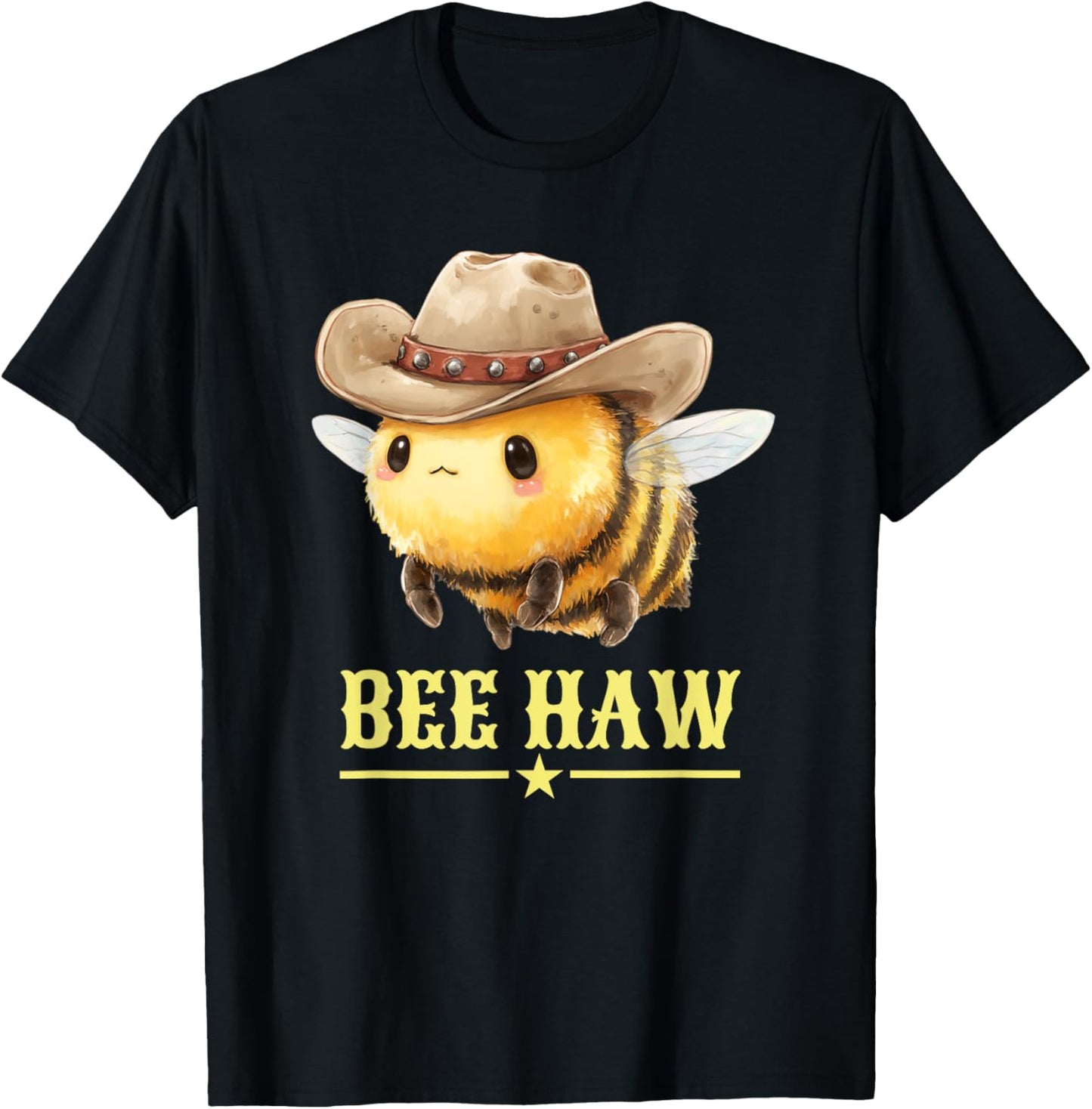 Beehaw Bee In Cowboy Hat T-Shirt