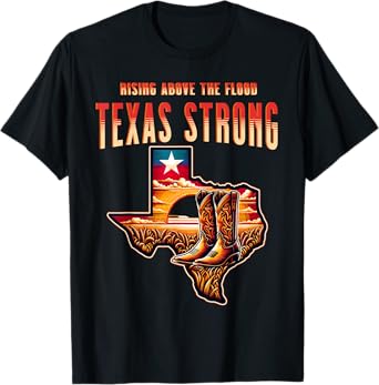 Rising Above the Flood Texas Strong Cowboys Unisex T-Shirt