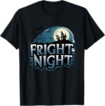 Fright Night Halloween Haunted House T-Shirt