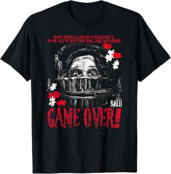 Saw Game Over Head Trap Horror Movie T-Shirt