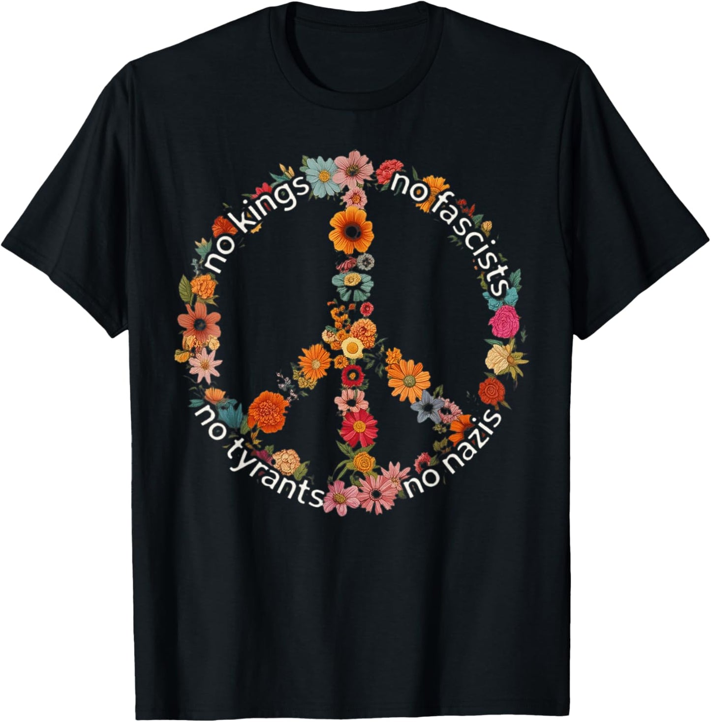 No Kings No Fascists No Tyrants No Nazis T-Shirt
