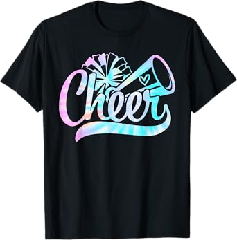 Tie Dye Cheer Cheerleading for Cheerleader Squad Girl BFF T-Shirt