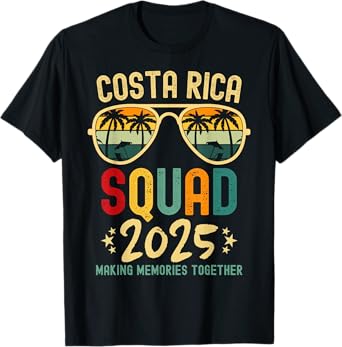 Costa Rica Vacation Squad 2025 Family Vacation Trip Matching T-Shirt