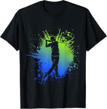 Golf Club Golfer Golfing Kids Boys Men T-Shirt