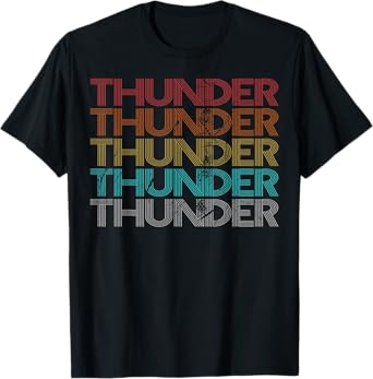 Retro Vintage Thunder T-Shirt