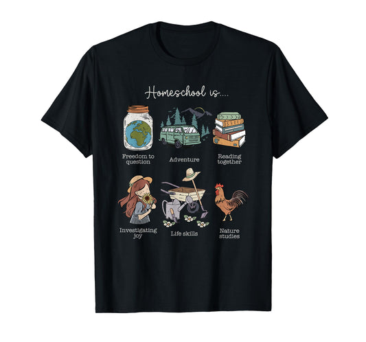 Homeschool Shirt Homeschool Is Funny Saying T-Shirt