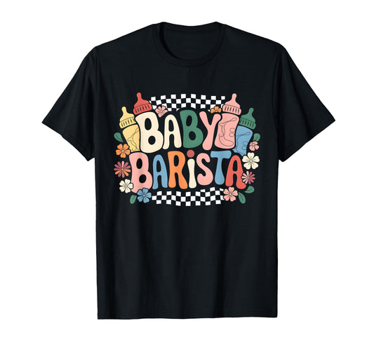 Nurse Milk Bottle Barista Mother Baby NICU Appreciation T-Shirt