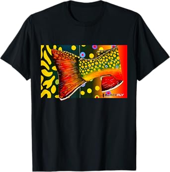 Custom Brook Trout Fly Fishing Shirts & Hoodies by Black Fly T-Shirt