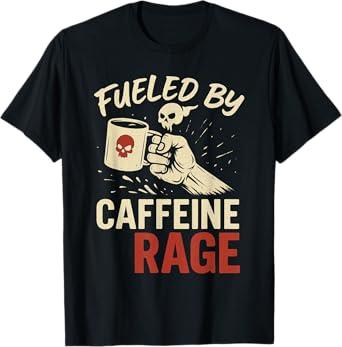 Fueled By Caffeine Rage T-Shirt