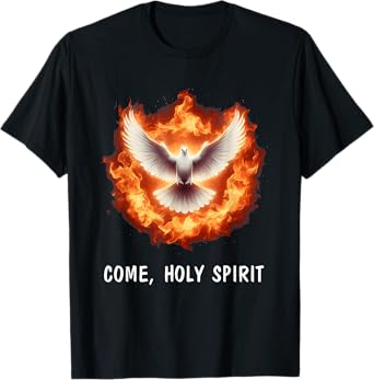 Come, Holy Spirit Cross Dove Pentecost T-Shirt