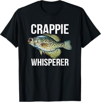 Crappie Whisperer, crappie fishing T-Shirt
