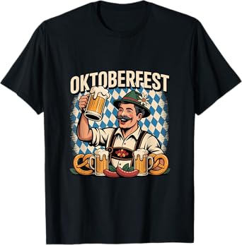 Vintage Oktoberfest Beer & Pretzel Festival T-Shirt