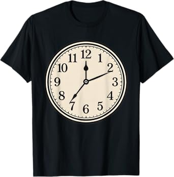 Halloween Clock Costume Funny DIY Easy Halloween Costume T-Shirt