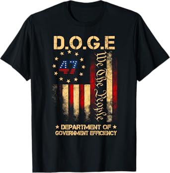 DOGE D.O.G.E Department Of Government Efficiency Mens Womens T-Shirt