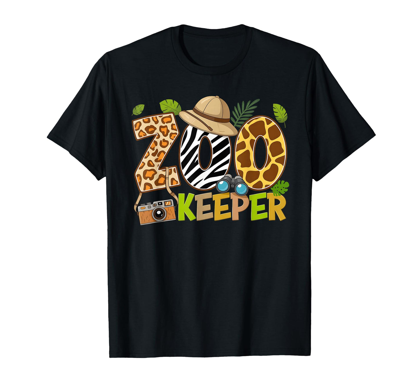 Zookeeper Animals Wildlife Lover Safari Halloween Costume T-Shirt