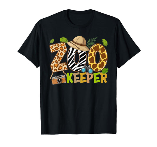 Zookeeper Animals Wildlife Lover Safari Halloween Costume T-Shirt