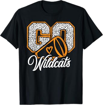 Go Cheer Wildcats Sports Name for Men Women Kids T-Shirt