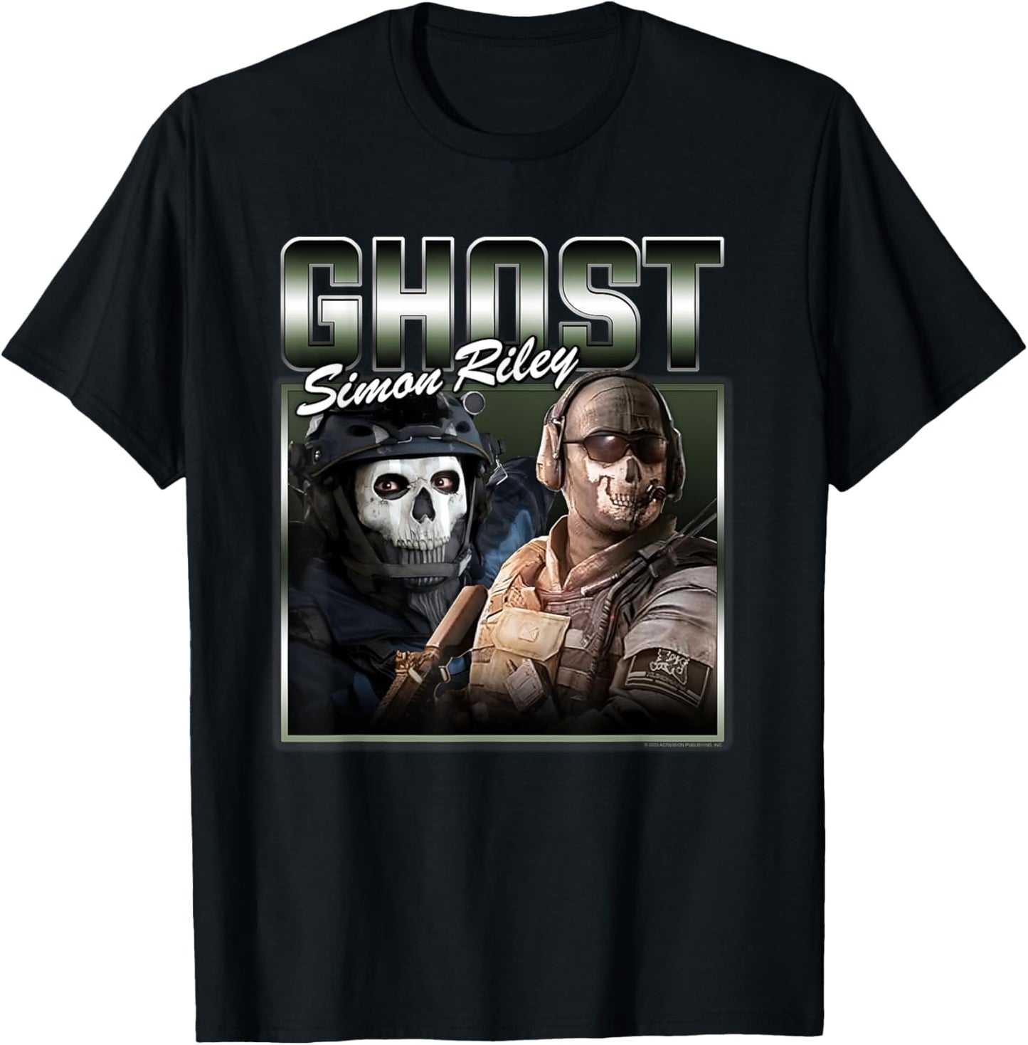 Call of Duty Ghost Simon Riley 90's Collage Video Game T-Shirt