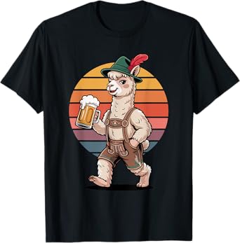 Alpaca Beer Drinking Alpacas T-Shirt