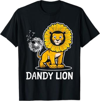Dandelion DANDY LION Dandelion Funny Dandelions T-Shirt
