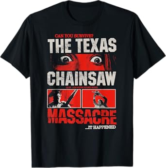The Texas Chainsaw Massacre Can You Survive Eyes Horror T-Shirt