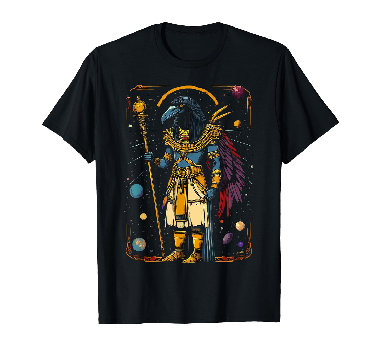 Thoth Egyptian God Egyptian Mythology Pyramid Ancient Egypt T-Shirt