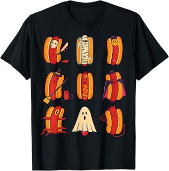 HUGvyn Halloween: Halloweiners Summerween Hot Dog Summer T-Shirt