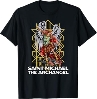 Saint Michael The Archangel Catholic T-Shirt