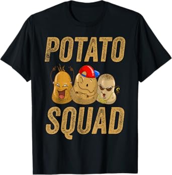 Funny Potato Costume For Men Women Kids Adult Potato Novelty T-Shirt