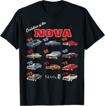 1969 72 63 64 65 66 67 68 70 71 73 74 chevys nova Evolution T-Shirt
