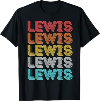 Vintage Retro Lewis T-Shirt