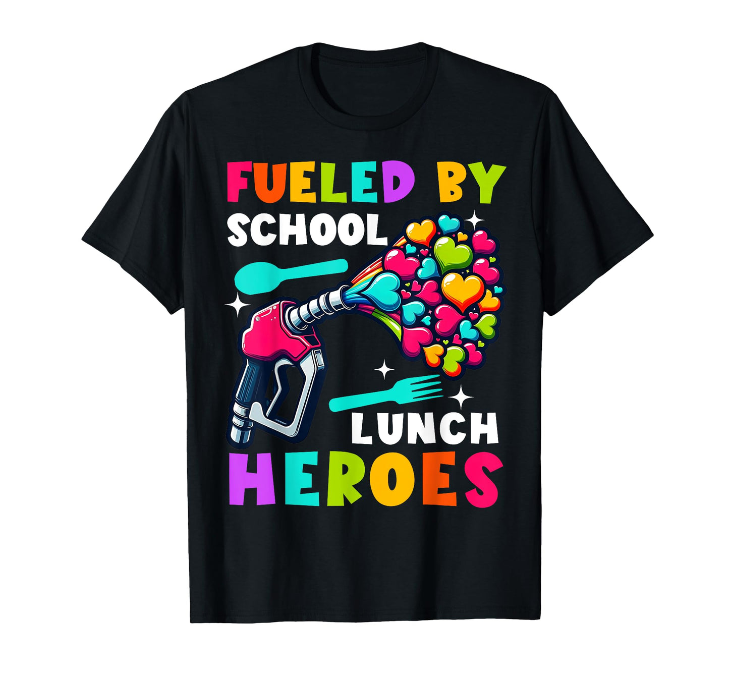 School Lunch Lady Squad a Food Fueled school lunch heroes T-Shirt