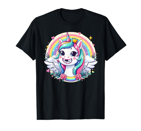 I Lost My First Tooth Teeth Out Cute Unicorn T-Shirt