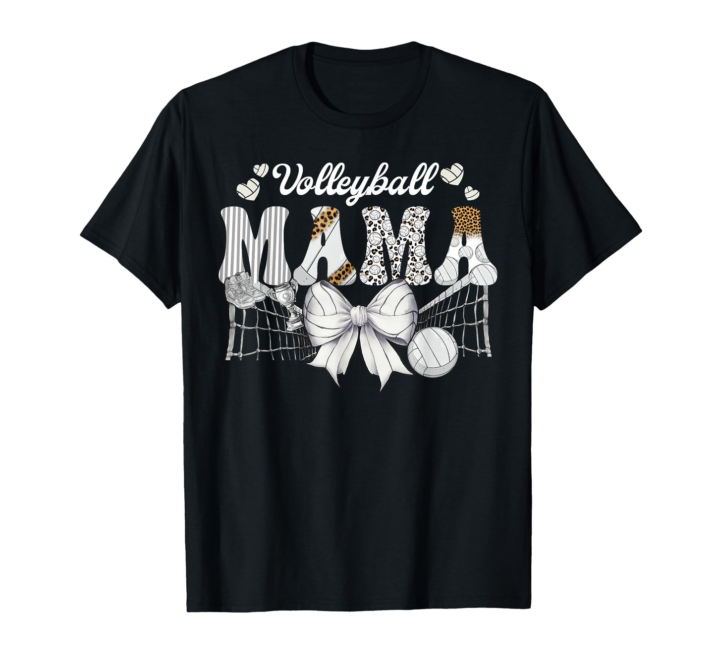 Volleyball Mom Volleyball Mama Cute Mom Life Volleyball T-Shirt