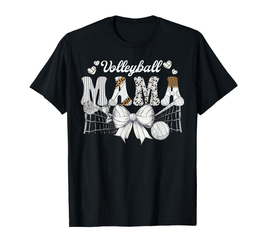 Volleyball Mom Volleyball Mama Cute Mom Life Volleyball T-Shirt