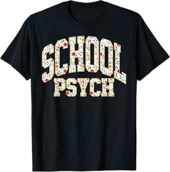 Retro Wildflower School Psych Teacher School Psychologist T-Shirt