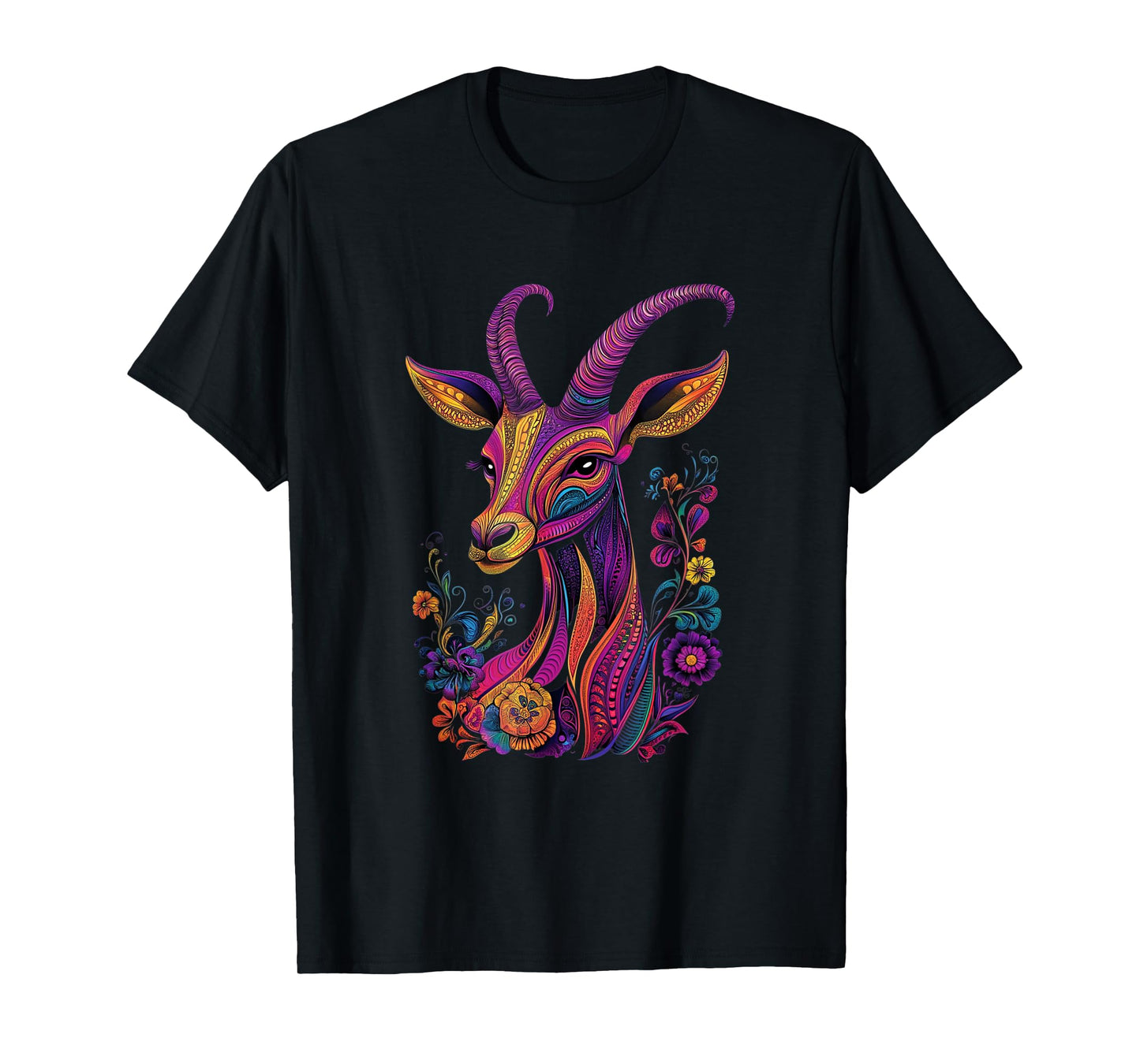 Aesthetic Antelope Graphic Cute Antelope Women Girls T-Shirt