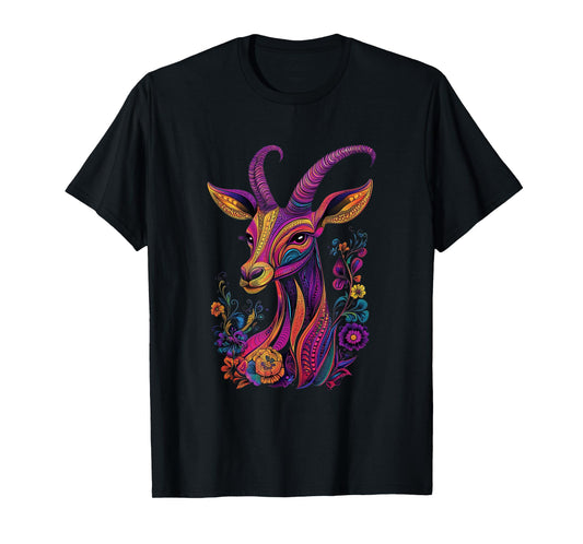 Aesthetic Antelope Graphic Cute Antelope Women Girls T-Shirt