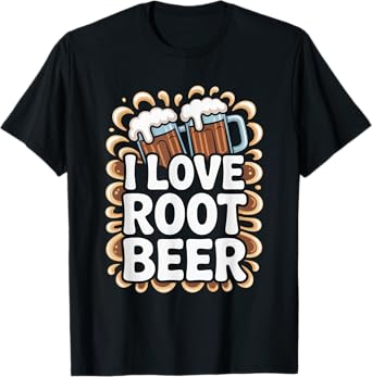 I Love Root Beer Enthusiasts Delight T-Shirt
